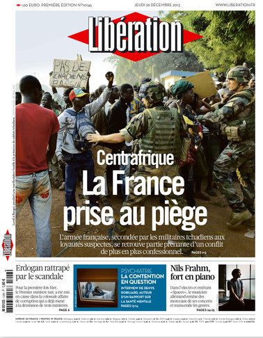 Couverture de Libération - 26.12.2013