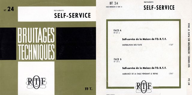 Bruitages Techniques - Self-Service