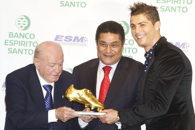 Eusebio et Ronaldo en 2011