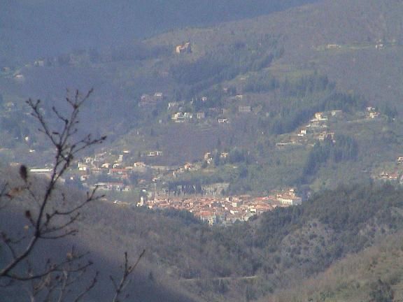 Le Vigan - Vue prise depuis le massif de l'Oiselette de la ville