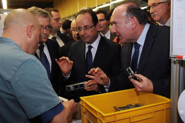Pierre Gattaz et François Hollande