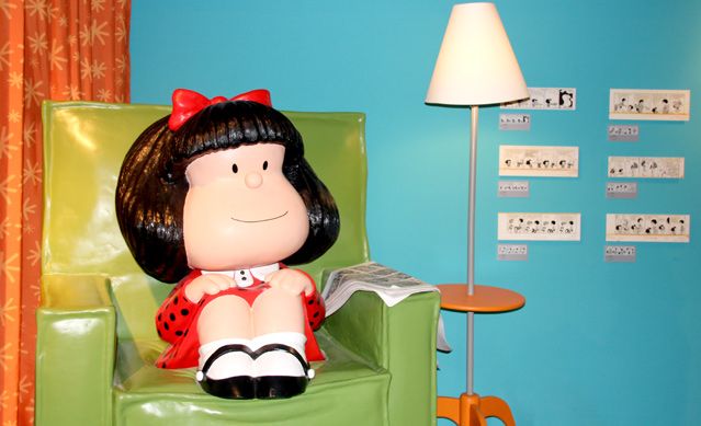 Mafalda devant la télé