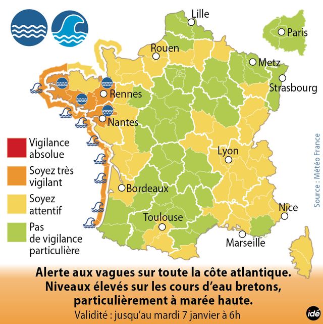 Intempéries en Bretagne