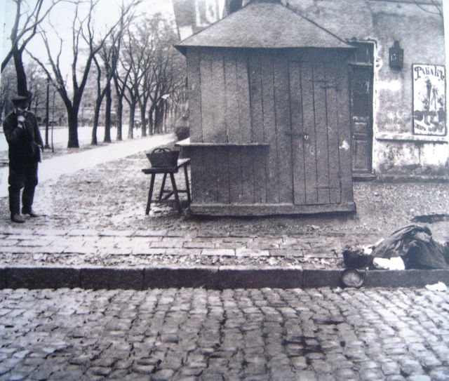 Une rue d'Odessa après les affrontements lors de la Révolution de 1905