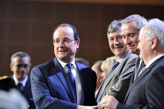 François Hollande présente ses voeux à la Corrèze