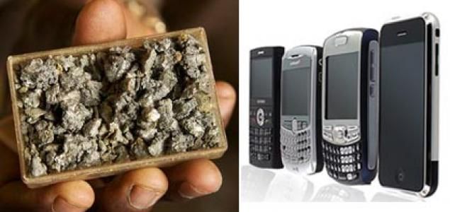 Minerais et Afrique et électronique