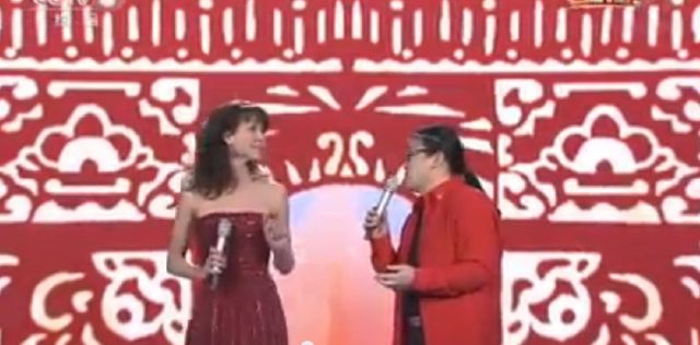 Sophie Marceau sur le TV chinoise