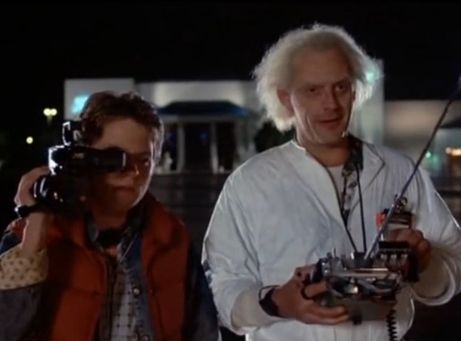Scène du film "Retour vers le Futur"