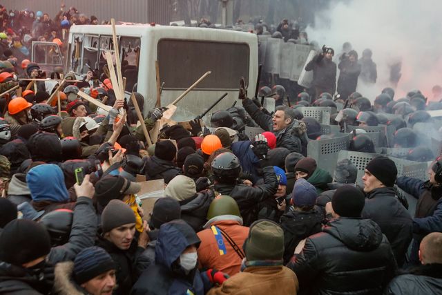 Les manifestations en Ukraine