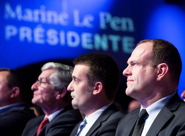 Steeve Briois (ici lors de la convention municipale du FN) vise une victoire