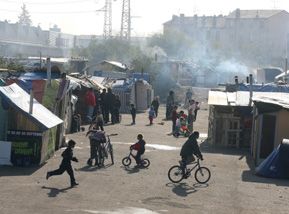 Camp de Roms à Villeurbanne