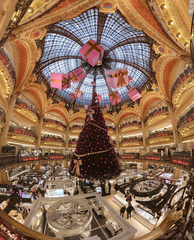 Les Galeries Lafayette à Paris.