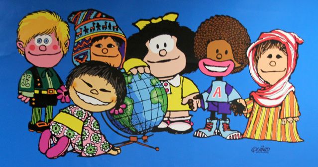 L'exposition Mafalda, une petite fille de 50 ans