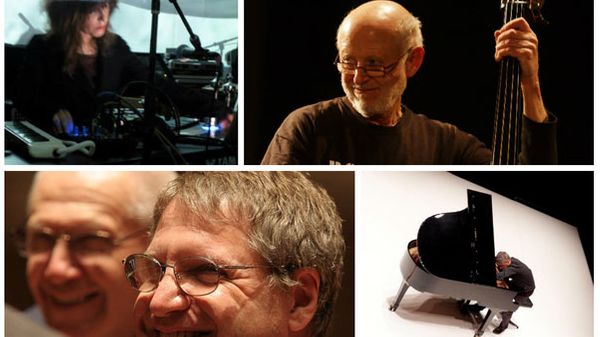 A l'improviste avec Jacques Demierre, pianiste et Andrea Parkins, accordéon - Barre Phillips, violoncelle et György Kurtag Junior, électronique