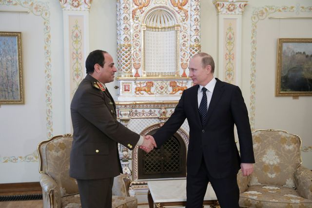 Vladimir Poutine et Abdel Fattah Al-Sisi