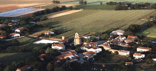 Lannes ( Lot-et-Garonne) - Vue d'ULM
