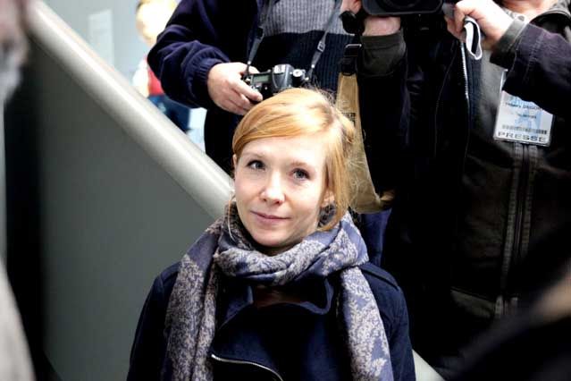 Chloé Cruchaudet lors de la remise du Prix de la critique BD