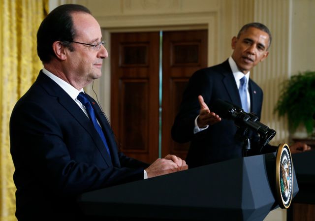 Barack Obama et François Hollande