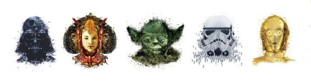 Star Wars identities frise
