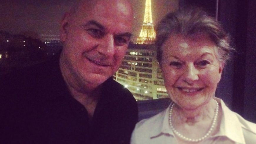 Eric et Jacqueline Viennot, mère et fils