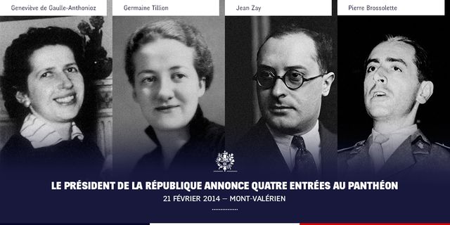 Les quatre "panthéonisés