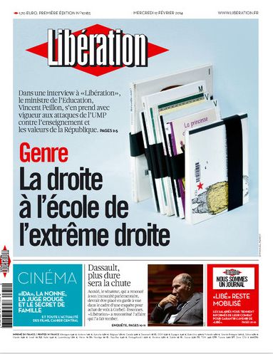 Une de Libération 12.02.2014