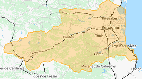 Le département des Pyrénées-Orientales