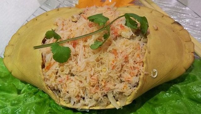 Un crabe farci