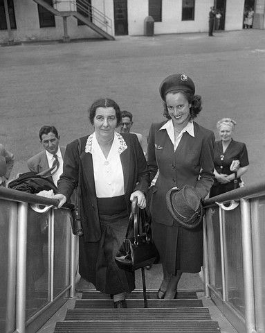 Hotesse de l'air d'Air France 1948