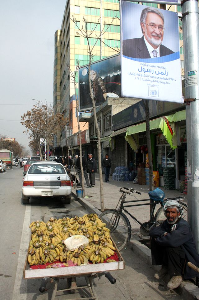 Affiche élections présidentielles (Afghanistan)