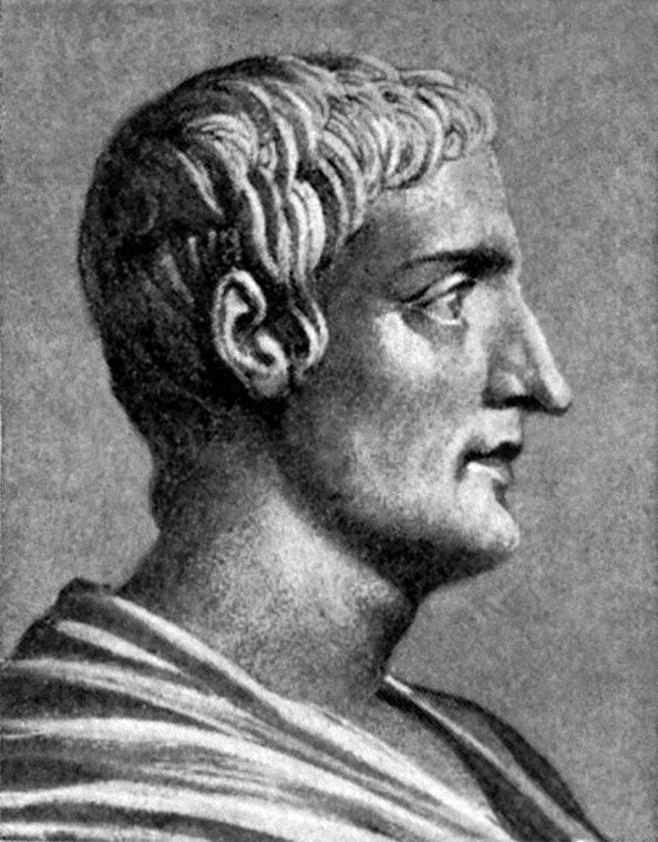 Portrait fictif de Tacite du début du XXème siècle