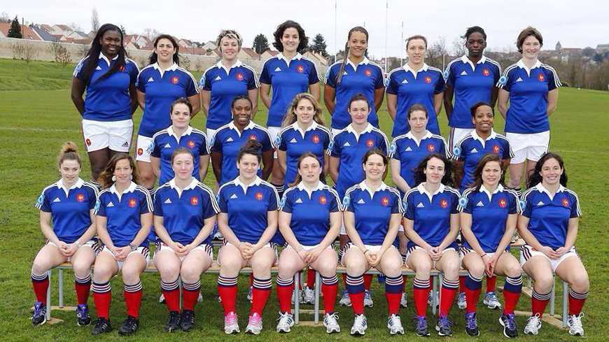 Le XV de France féminin.