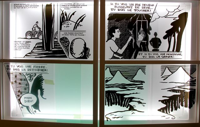 Ceci n'est pas une BD - aplats colorés de Dash Shaw -