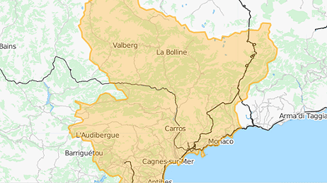 Le département des Alpes-Maritimes