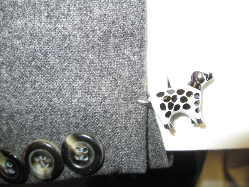 "Chien" jusqu'aux boutons de manchette !