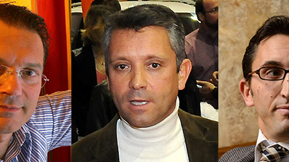Le podium du premier tour des municipales à Carpentras