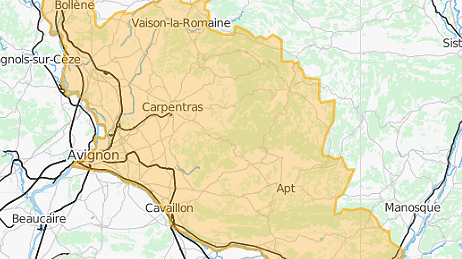 Le département du Vaucluse