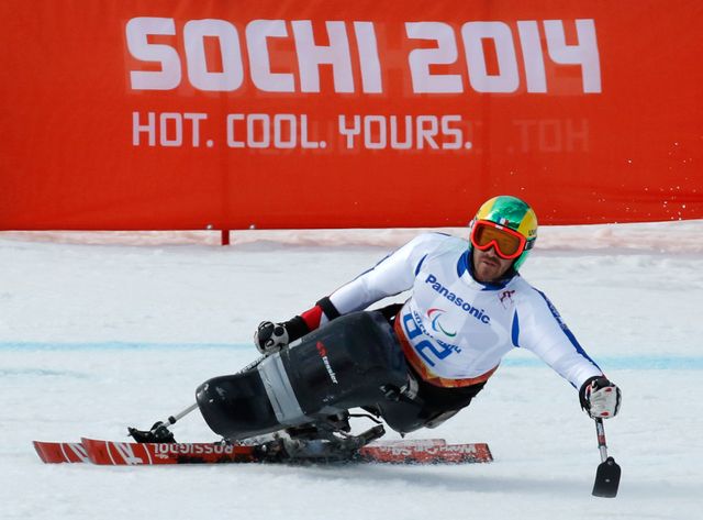 le skieur français Frederic Francois à Rosa Khutor