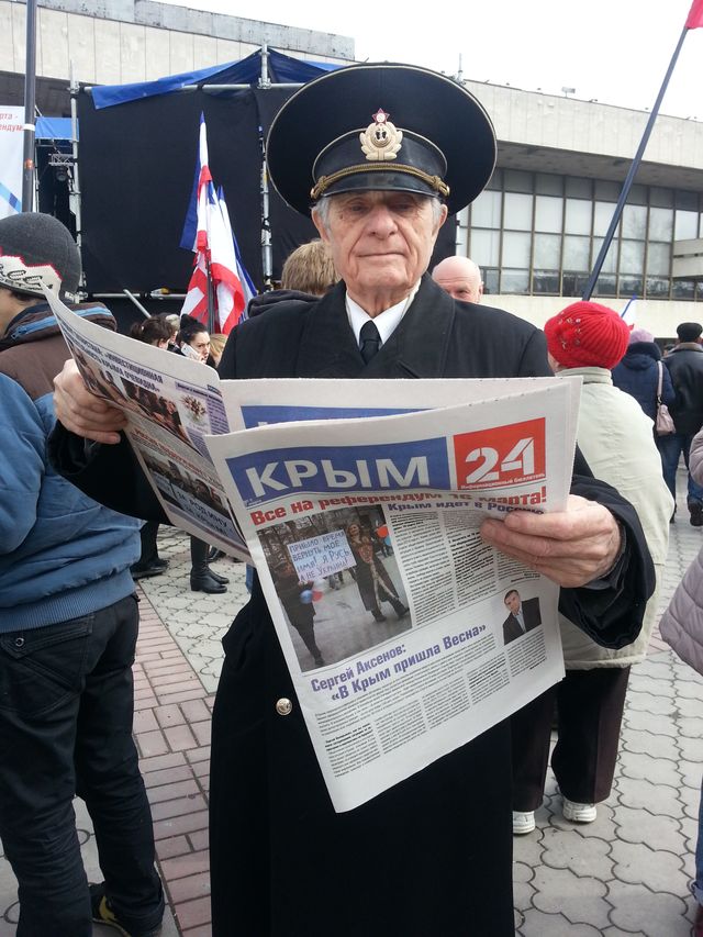 Pro russe en Crimée