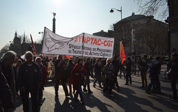 Manif culture chatelet