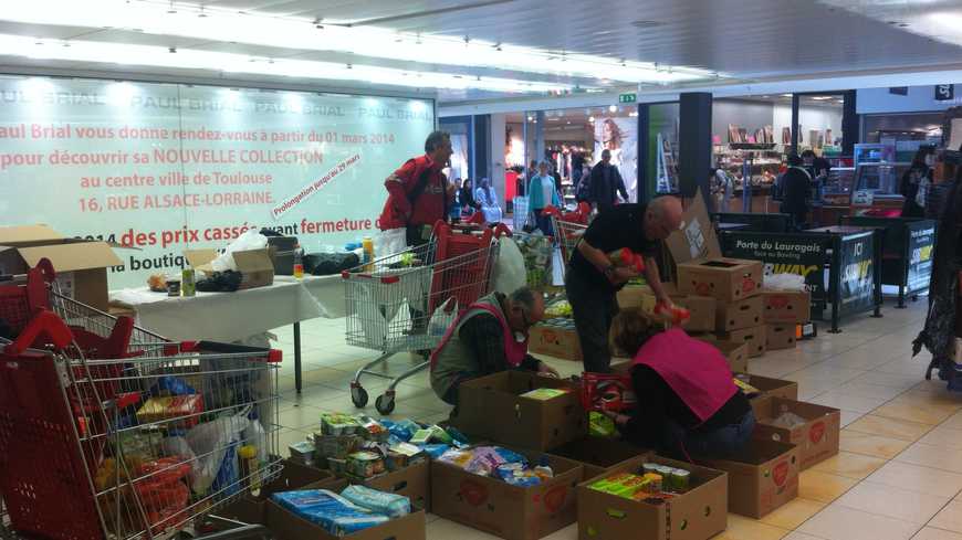 FBToulouse la collecte des restos du coeur