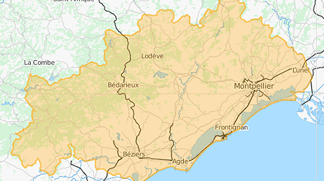 Le département de l'Hérault