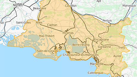 Le département des Bouches-du-Rhône