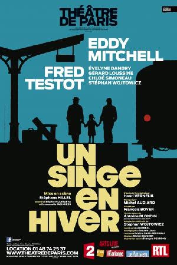 Affiche "Un singe en hiver"