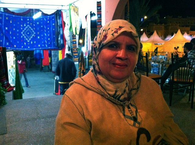 Amina Morad, leader du mouvement de lutte contre le microcrédit à Ouarzazate