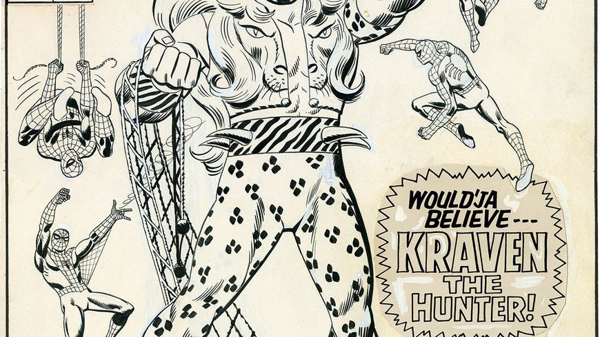 The Amazing Spider-Man n° 47. Couverture encre de Chine 1967