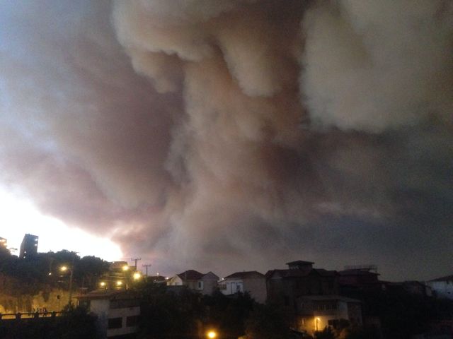 L'incendie de Valparaiso