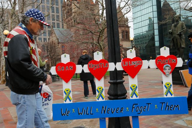 commémoration des attentats de Boston