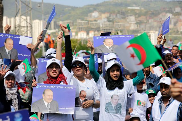 supporters d'Abdelaziz Bouteflika