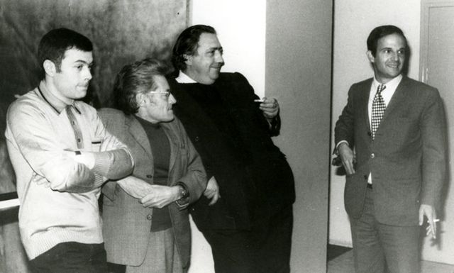 Henri Langlois et François Truffaut